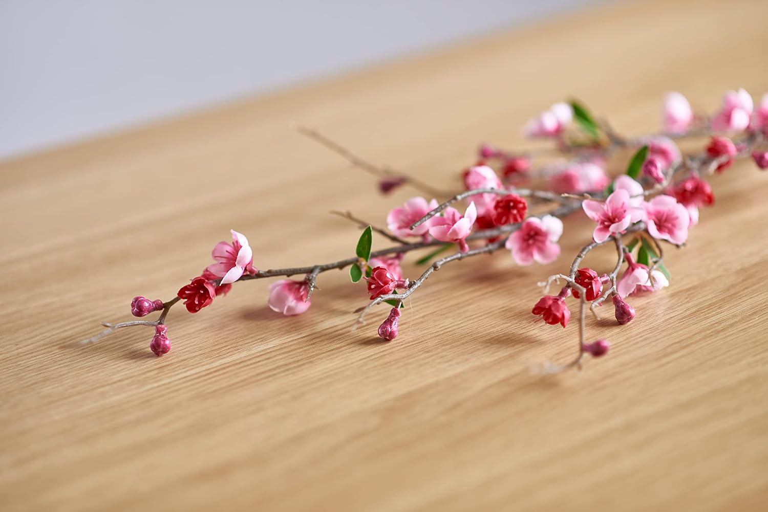 ITH Island2Hill Artificial 36inch 4-Piece (Photo is 8 Pcs) Cherry Blossom Flowers – Tall Faux Red Rose Flowers Floral Arrangement for Wedding, Home Decor, Floor Vase Filler