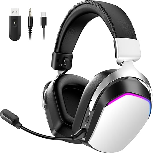 Gaming Headset (60H Battery, Noise Canceling, Mic)- $25.99