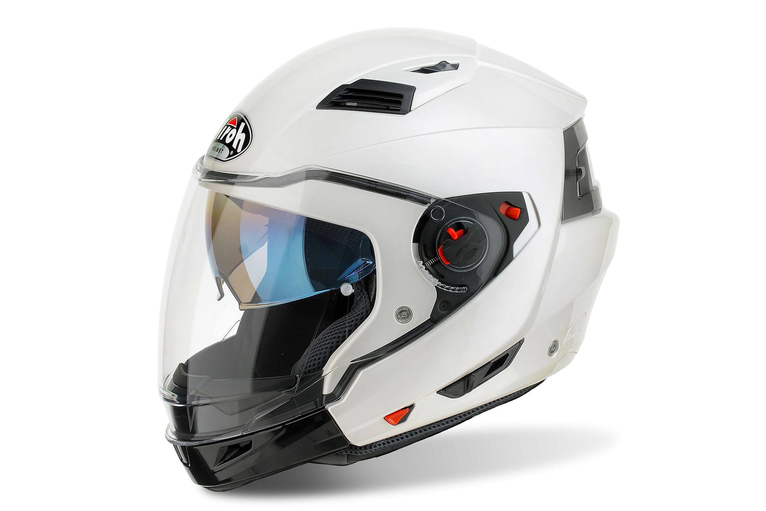 CASCO AIROH EXECUTIVE BIANCO LUCIDO M