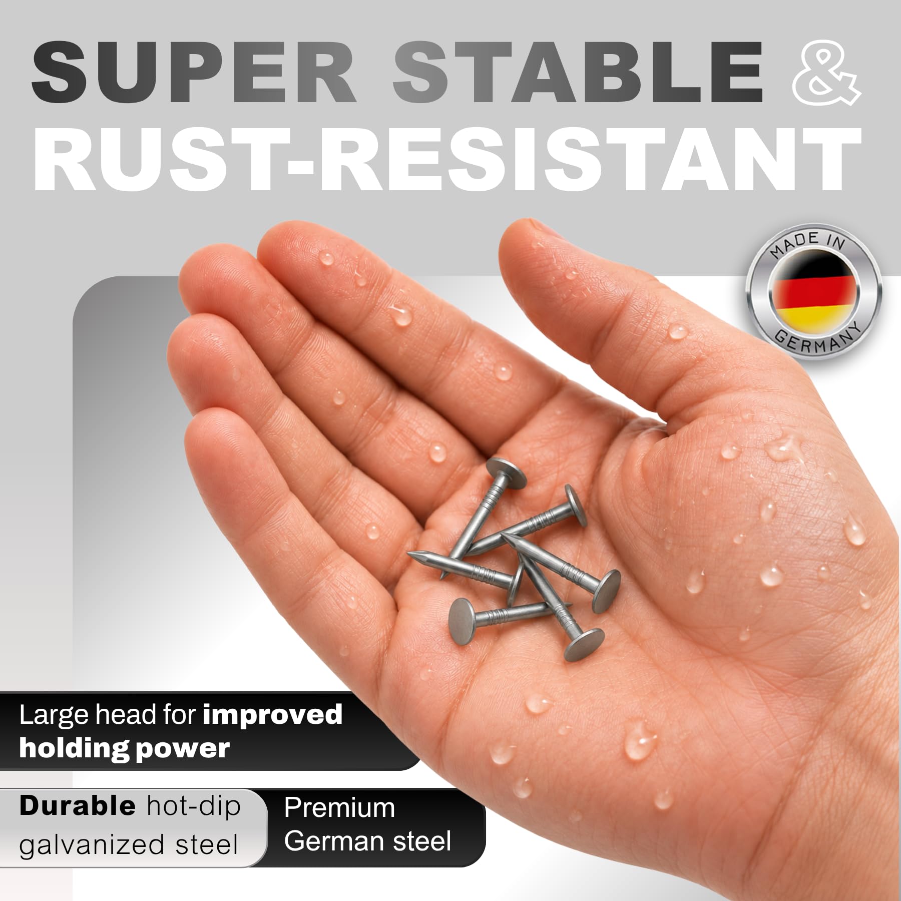 Roofing Nails - 100 Pack Galvanized -5
