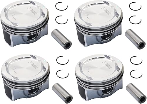 SecosAutoparts Kit de pistón y pasador de pistón, anillo de pistón y anillo de presión para Buick Encore 2013-2020 para Chevrolet Cruze 2011-2015