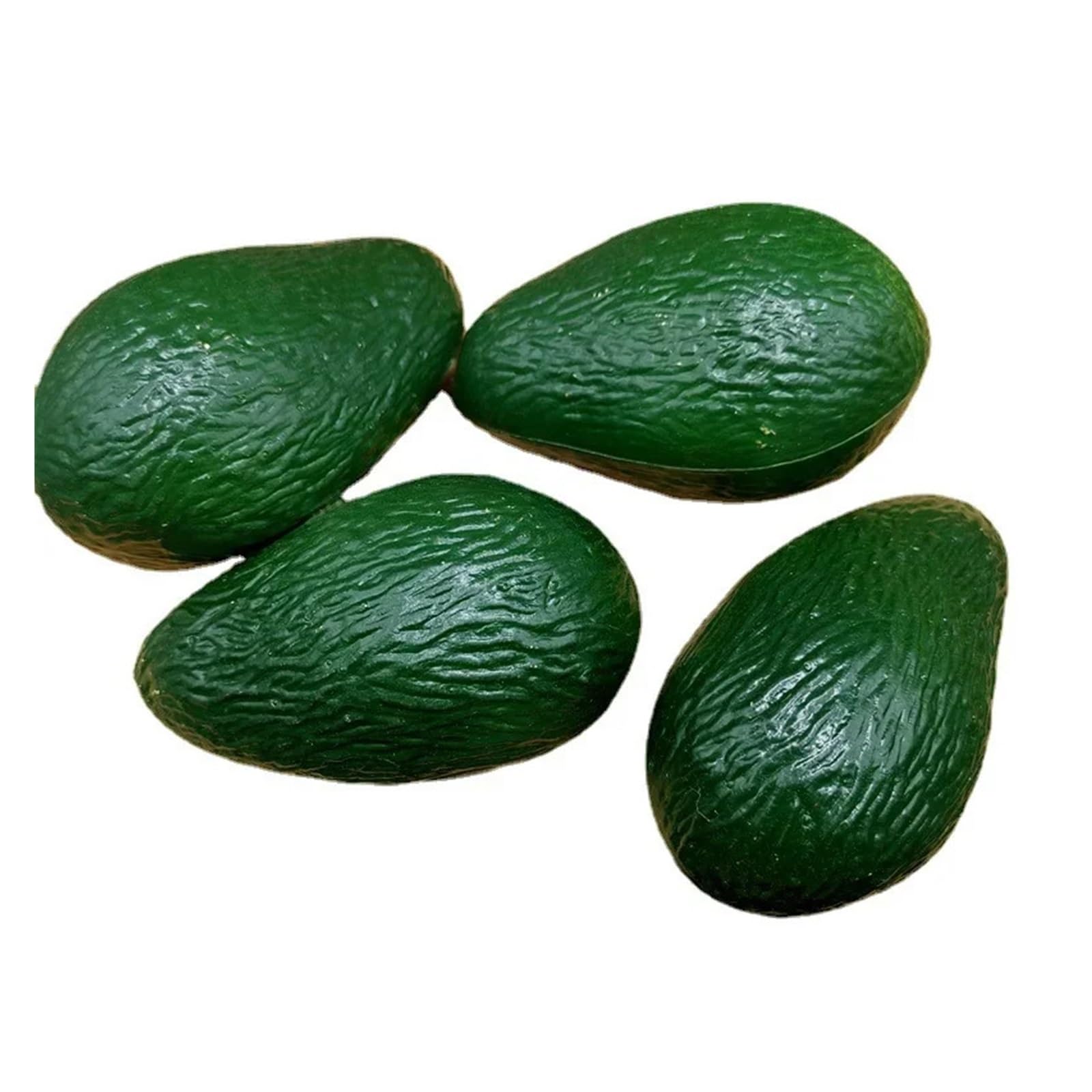 Wuyxto One Color 8Pcs 5.7X9.5cm Artificial Avocado Model Plastic Fake Fruits Photography Props Festive & Party Supplies For Party