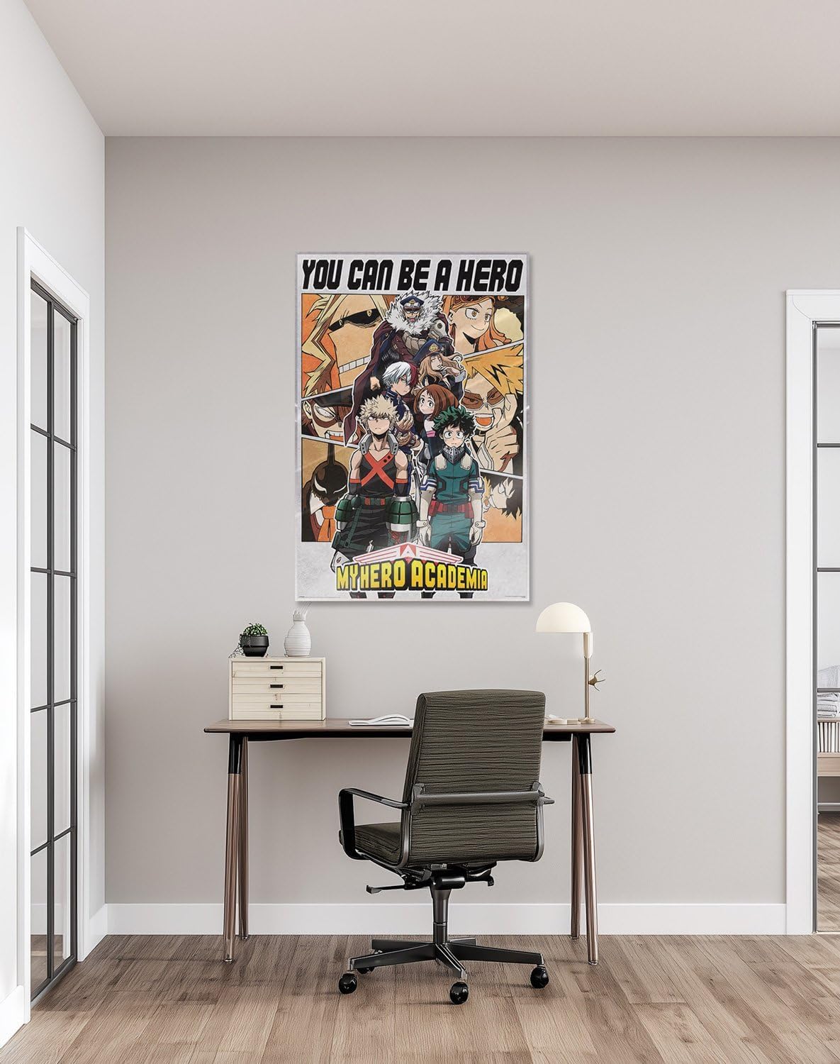 POSTER STOP ONLINE My Hero Academia - Manga Anime TV Show Poster (You Can Be A Hero - The Cast) (Size: 24" x 36") (Laminated Poster)