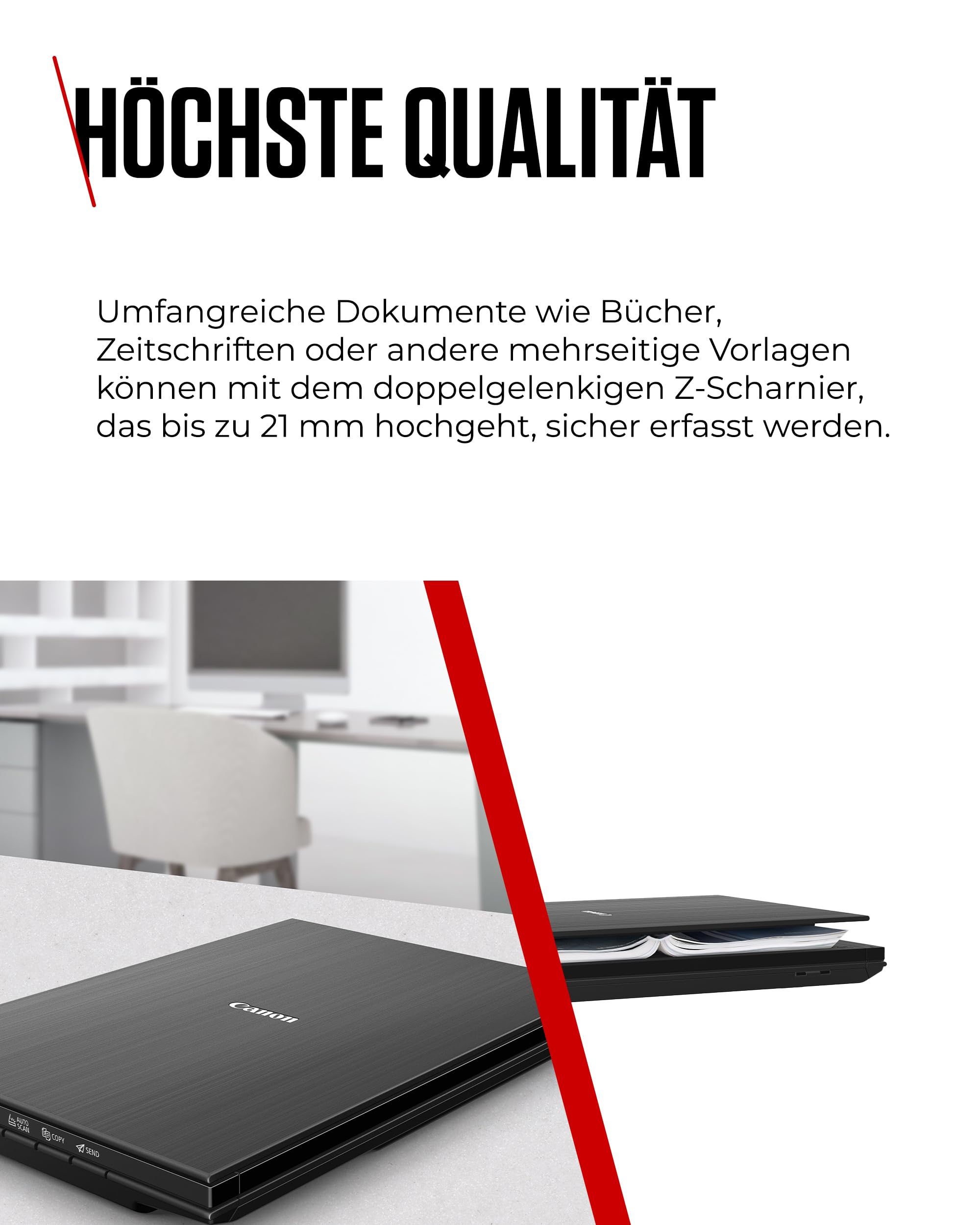 Canon Lide 400 Scanner A4-Flachbett CIS 4800x4800 DPI USB schwarz