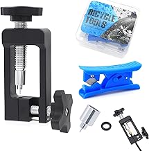 3pcs Bicycle Crimping Tool Set Brake Pipe Cutter Hydraulic Hose Tool Bicycle Oil Needle Insertion Tool Compatible with Shimano Olive and Pin