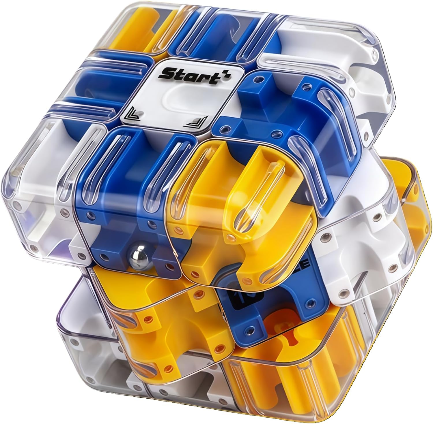 3D Labyrinth Würfel Spiel, Zauberwürfel Spielzeug Interaktives, Das Verrückte Labyrinth 3D Puzzle Würfel