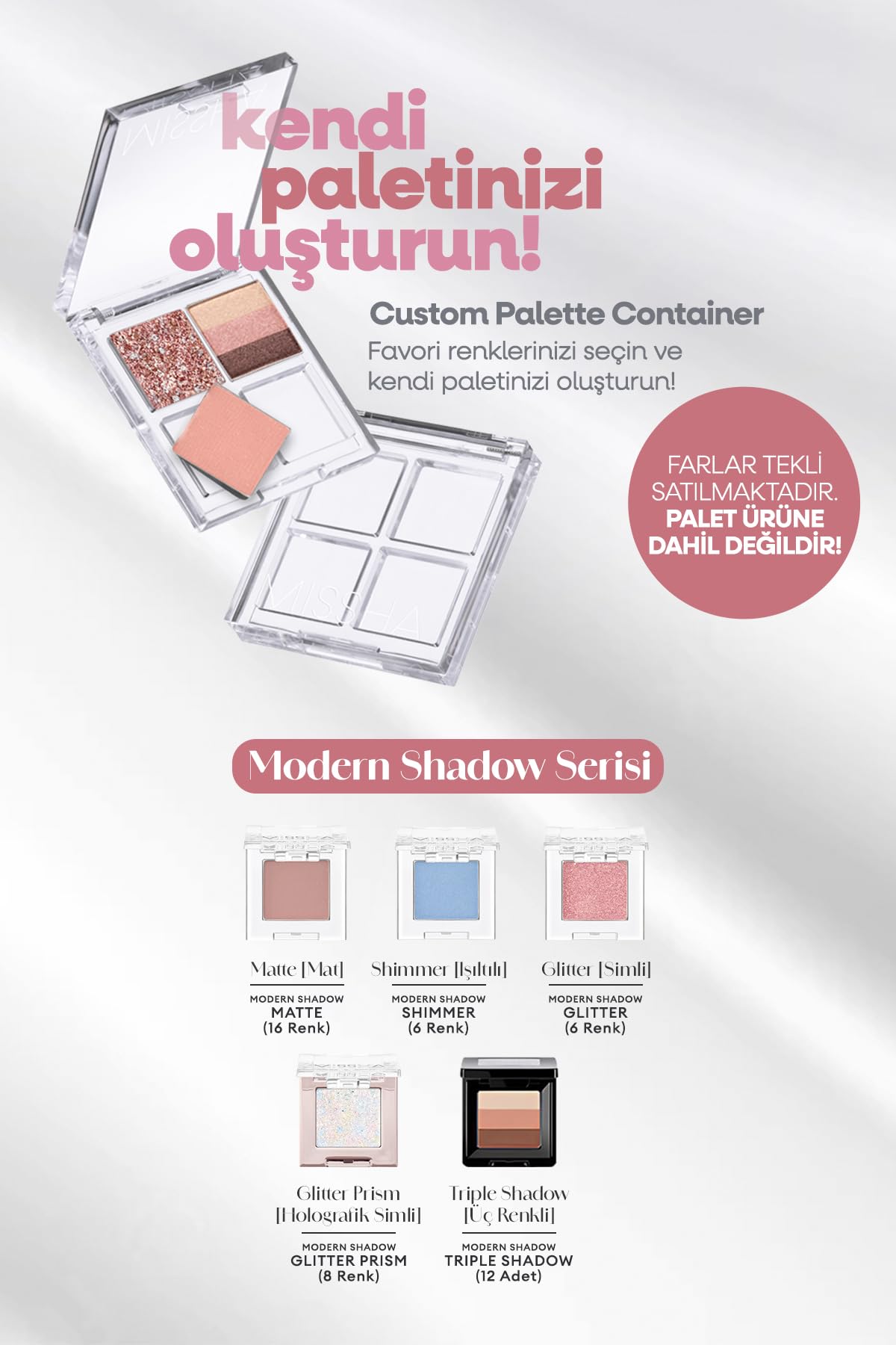 MISSHA Yumuşak Dokulu, Dökülme Yapmayan 3 Renkli Göz Farı Triple Shadow No.6 (MARSALA RED)