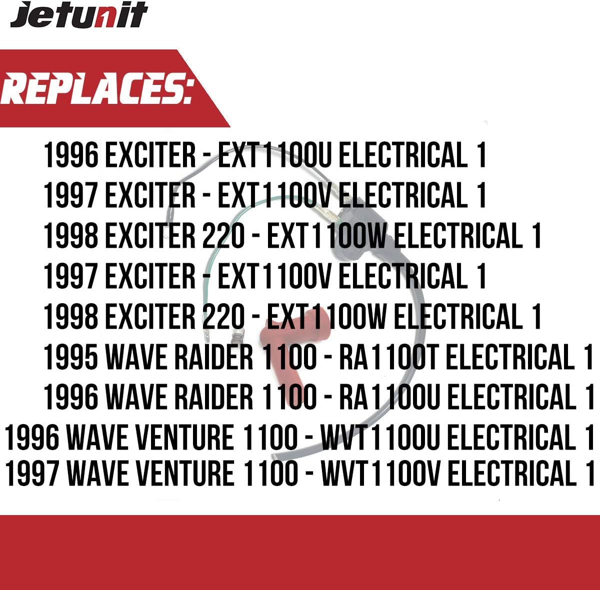 63M-85570-00-00 Ignition Coil For Yamaha Waverunner Jet-Ski Boats EXCITER 220 WAVEVENTURE 1100 63M-85570-10-00 63M-85570-20-00 65E-85570-00-00 65E-85570-01-00 1995-1998