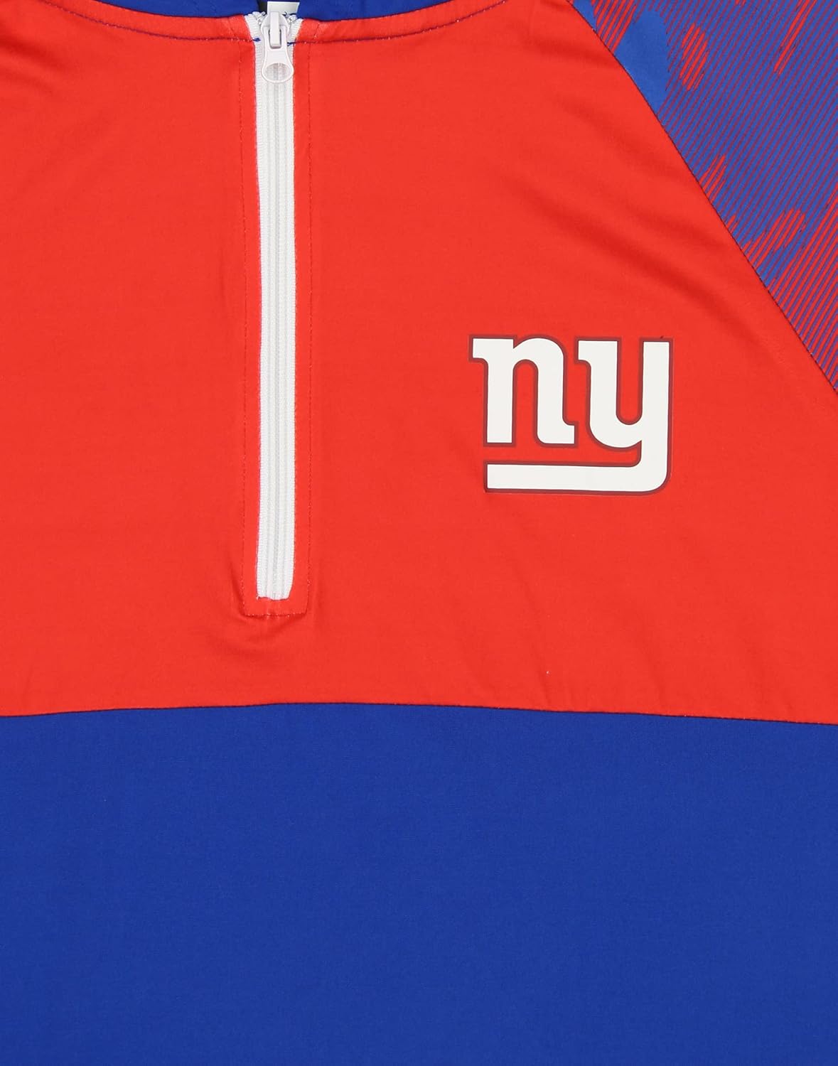 Zubaz NFL Men's Team Color Block Lightweight 1/4 Zip Hoodie with Camo Lines (Small - 5XL)