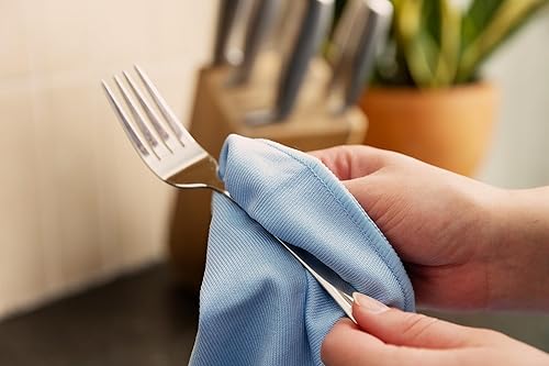 Miniatura 7 de Zflow - Paños de limpieza de vidrio de microfibra, paquete de 8 (16 x 16), sin rayas, sin pelusas, limpian rápidamente ventanas, parabrisas, espejos