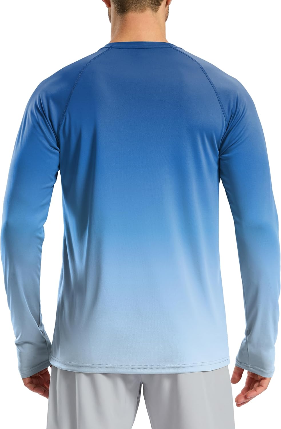 Pudolla Men's Sun Protection Shirts UV SPF UPF 50+ Rash Guard Long Sleeve Lightweight Quick Dry Brethable Swimming Fishing - Image 2