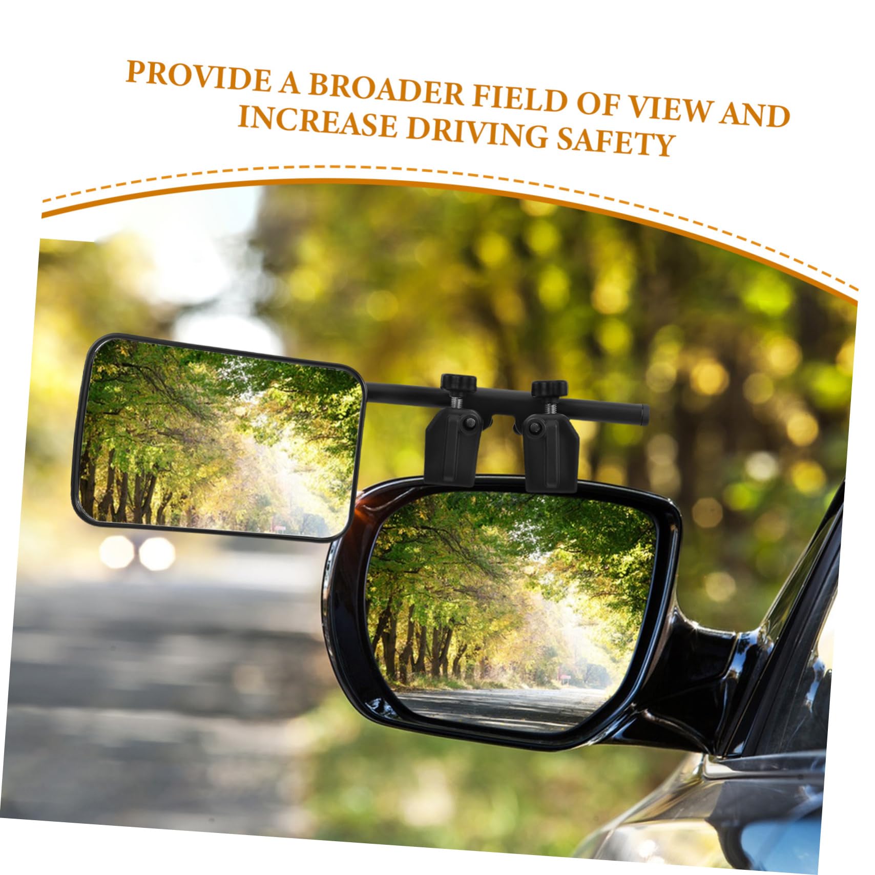 Didiseaon 2piezas Espejo Retrovisor De Camioneta Espejos De Remolque Gran Angular Para Enganche De Remolque Accesorios Retrovisores Para Camionetas Mejora La Visibilidad Al Remolcar
