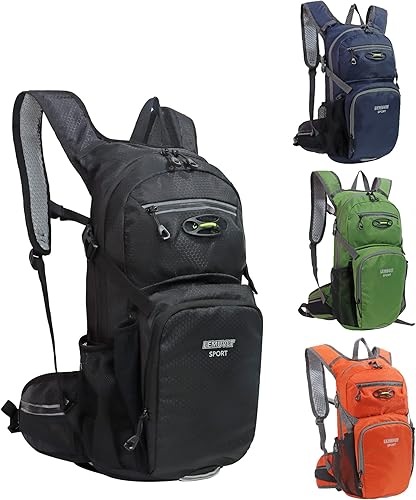 Mochila de senderismo impermeable para ciclismo, 15L, ligera, duradera, para esquí, snowboard, correr, ciclismo MTB