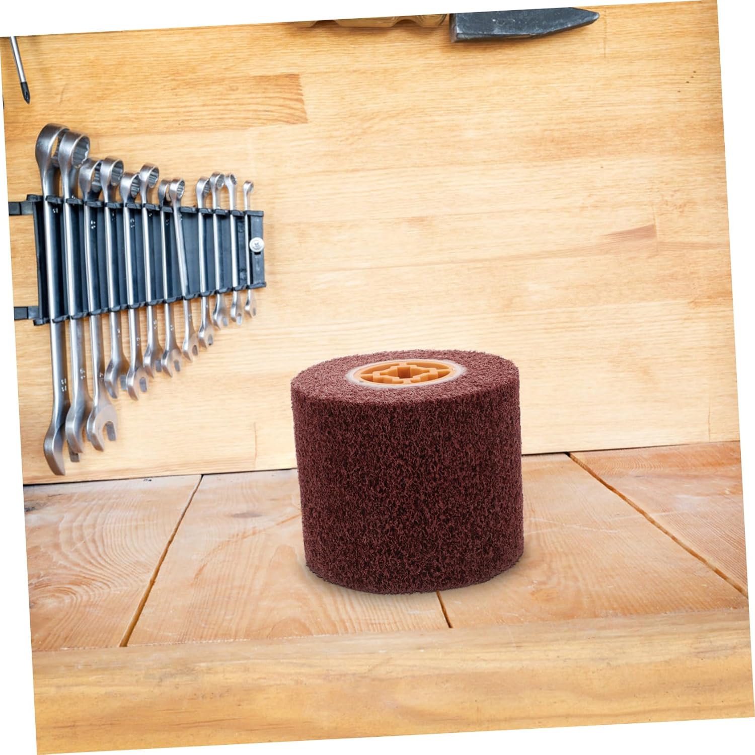 PRETYZOOM 2pcs Metal Grinding Wheel Stainless Steel Drawing Wheel for Pottery Tool Surface Polishing