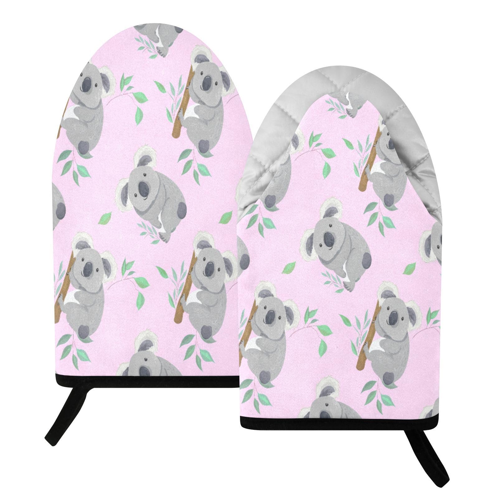 BURSTDDY Koala Oven Mitt,Heat Resistant Kitchen Mitts for Cooking