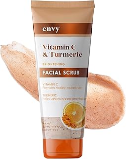 Envy Exfoliante facial con vitamina C y cúrcu...