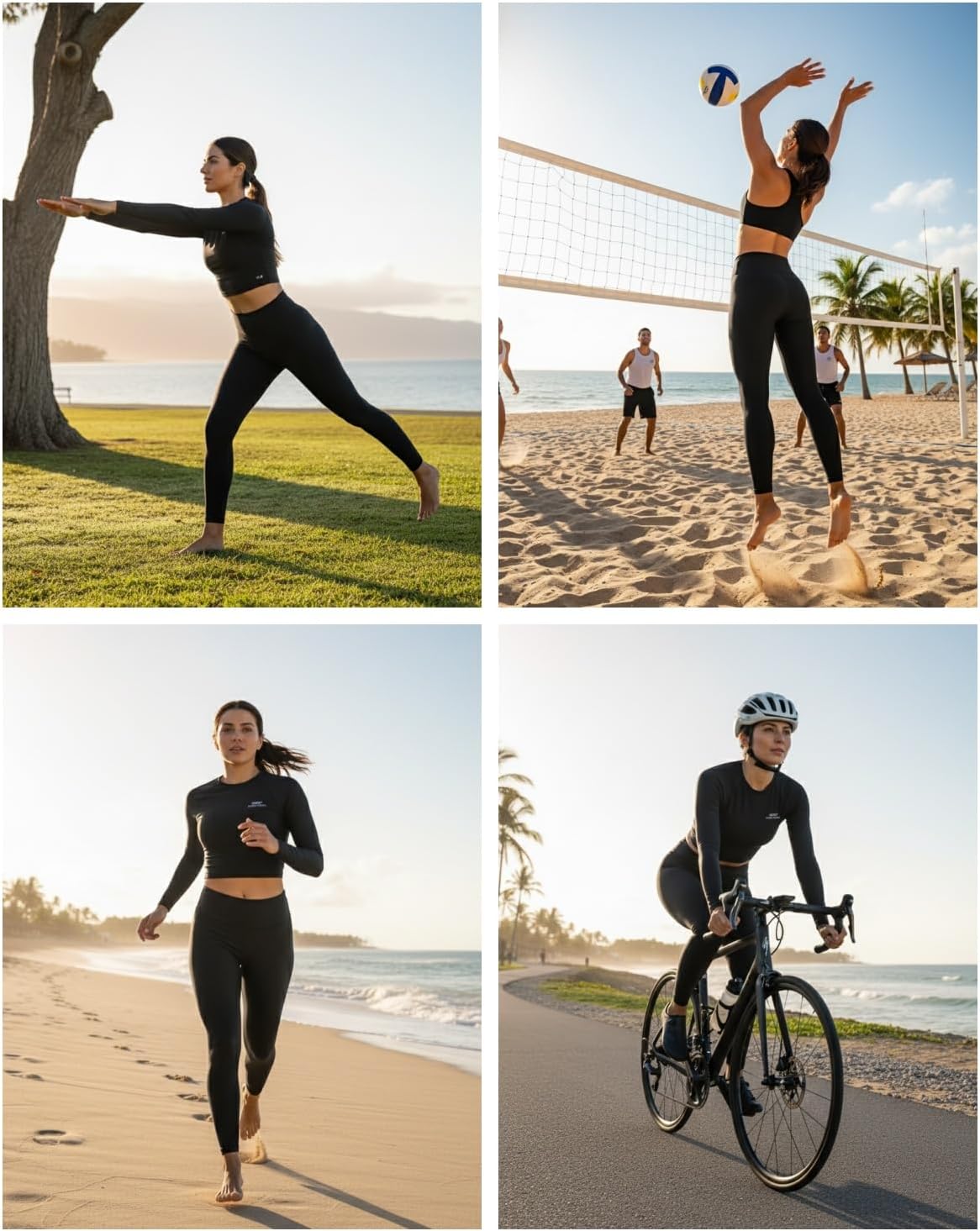 Holipick Women's Swim Pants UPF 50+ Swim Leggings High Waisted Long Swimming Pants - Image 6