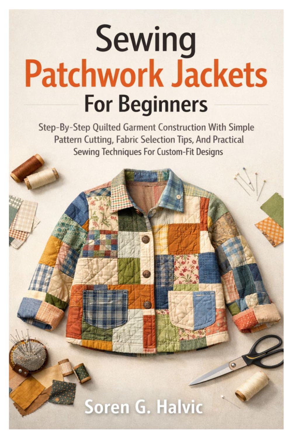 Sewing Patchwork Jackets For Beginners: Step-By-Step Quilted Garment Construction With Simple Pattern Cutting, Fabric Selection Tips, And Practical Sewing Techniques For Custom-Fit Designs