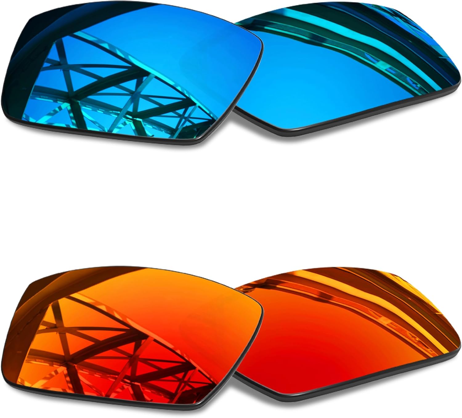 SmartVLT Men's Replacement Lenses for Oakley Gascan OO9014 Sunglass - More Options