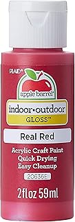 Apple Barrel Gloss Acrylic Paint in Assorted Colors (2-Ounce), 20636 Real Red
