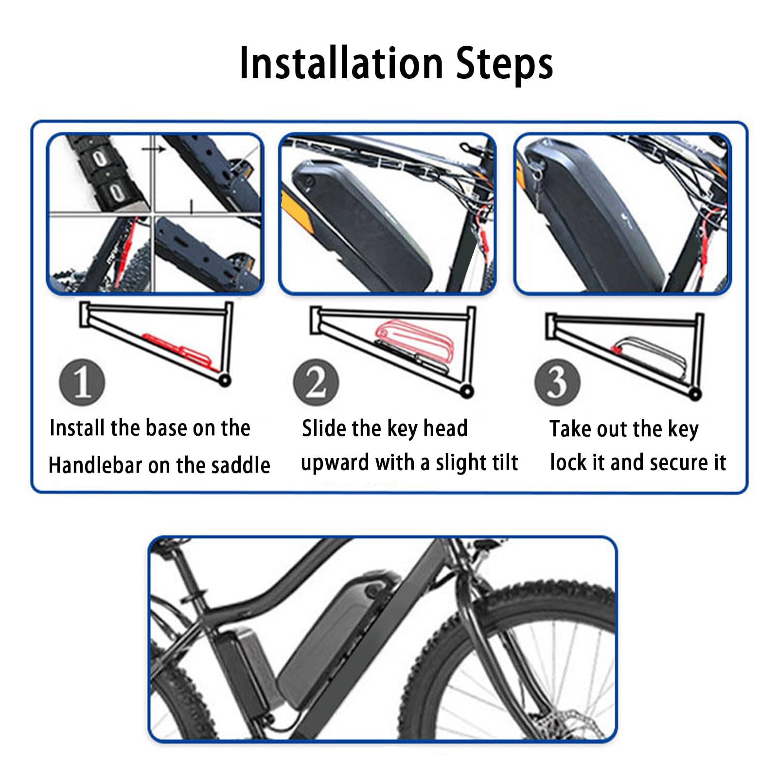 Akumulator do roweru elektrycznego 48V 20.4Ah/36V 21Ah do 250W 500W 750W 1000W Bafang Mid Drive i przednia tylna piasta ebike zestaw do konwersji z ładowarką / BMS (48 V 20,4 Ah)