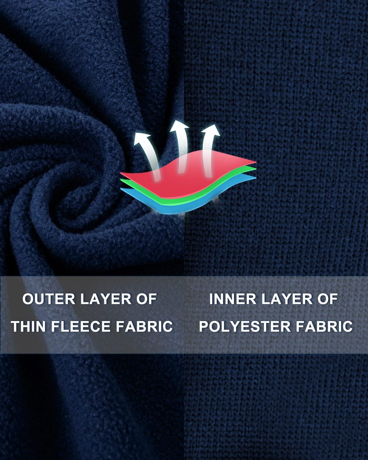 Dolcevida Women's Lightweight Soft Fleece Athletic Running Track Jackets Slim Fit Workout Jacket with Thumb Holes - Image 4