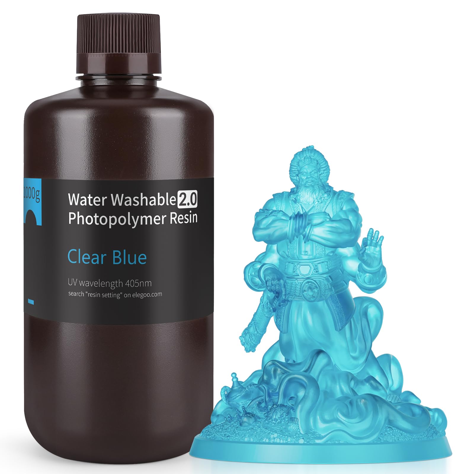 ELEGOO 405nm Wasser Waschbares Resin 2.0