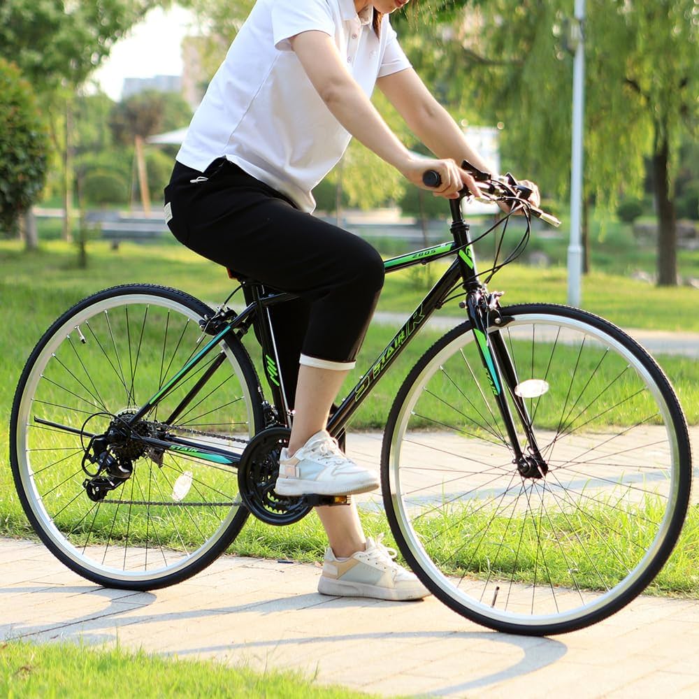 シマノ自転車 Amazon | クロスバイク 29インチ シマノ21段変速 Vブレーキ 高