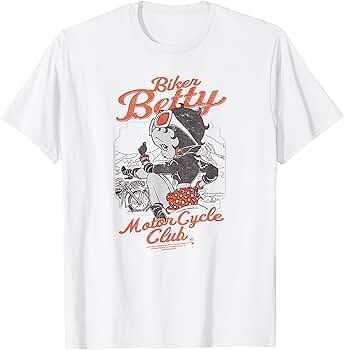 Amazon.com: Betty Boop Motorcycle Club T-Shirt : Clothing