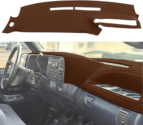 Miniatura 11 de Yiz Alfombra de Cubierta para Tablero de Chevy Chevrolet Silverado/GMC Sierra C1500 C2500 C3500 K1500 K2500 K3500 Camioneta Pickup 1988-1994