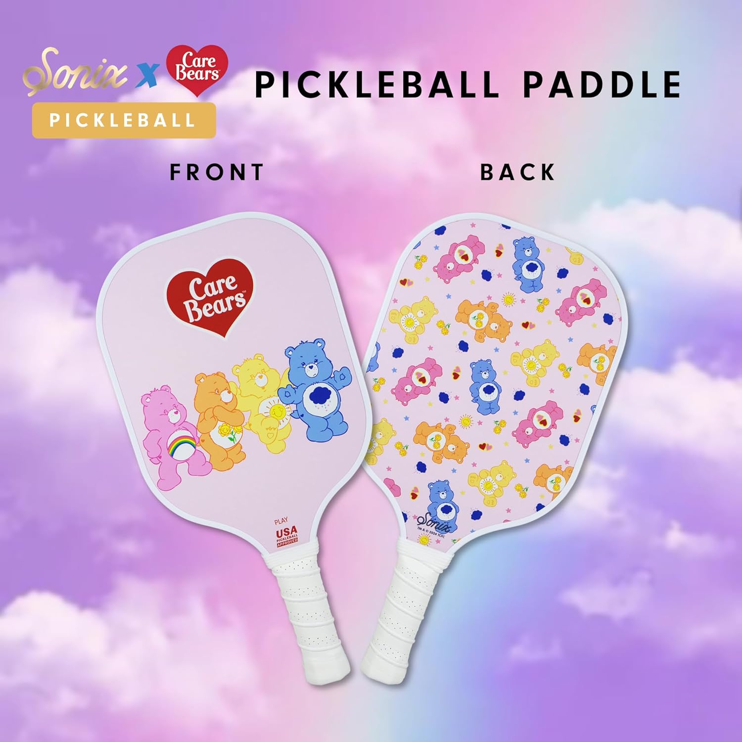 Sonix | USAPA Approved | Premium Pickleball Paddle | Fiberglass Surface, Non-Slip Cushion Grip | Single Pickle Ball Racket