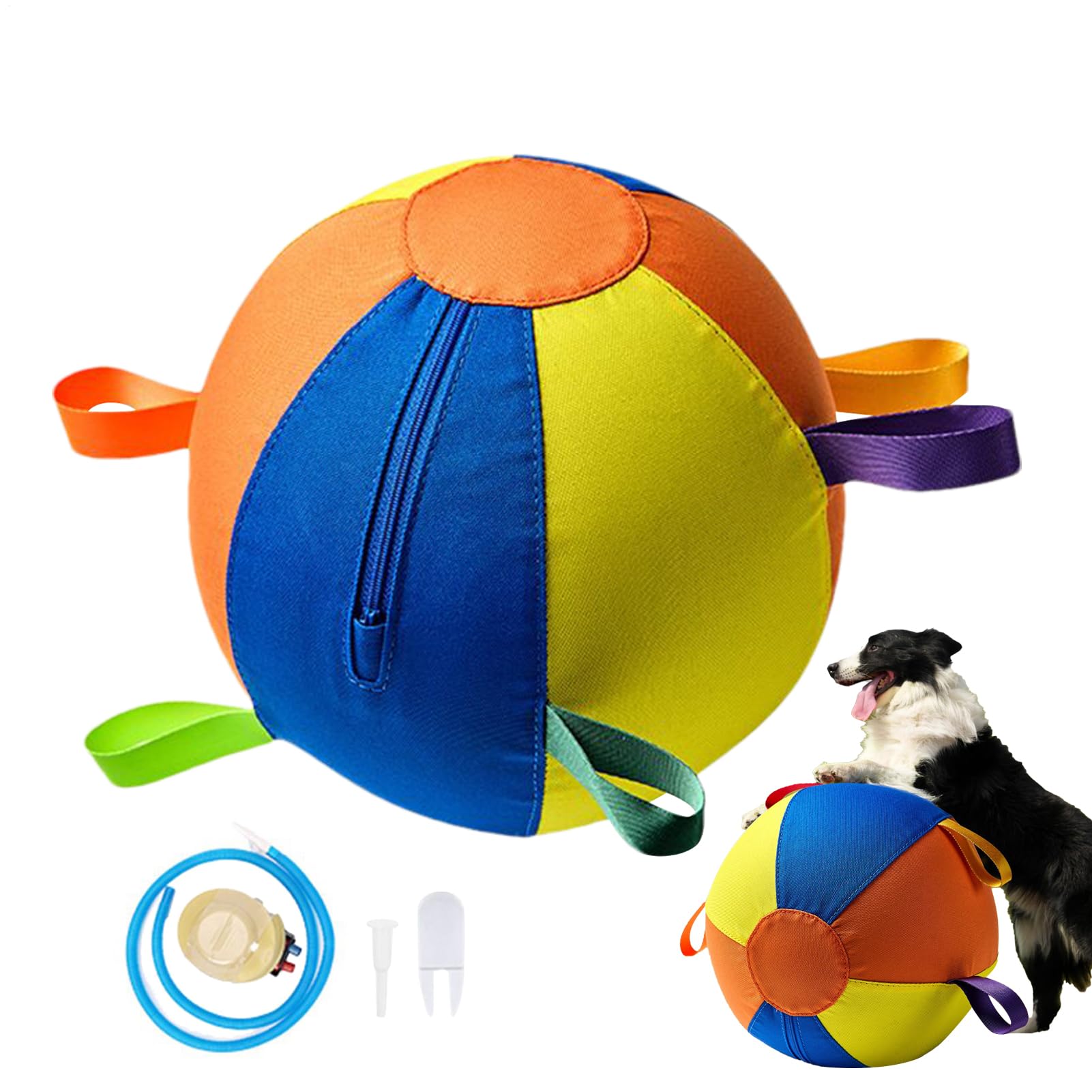 Pet Inflatable Training Ball, Herding Ball For Dog, Tear Resistant Tough Herding Toys, For Outdoor Puppy Play Pool Aggressive Christmas Birthday Pets.