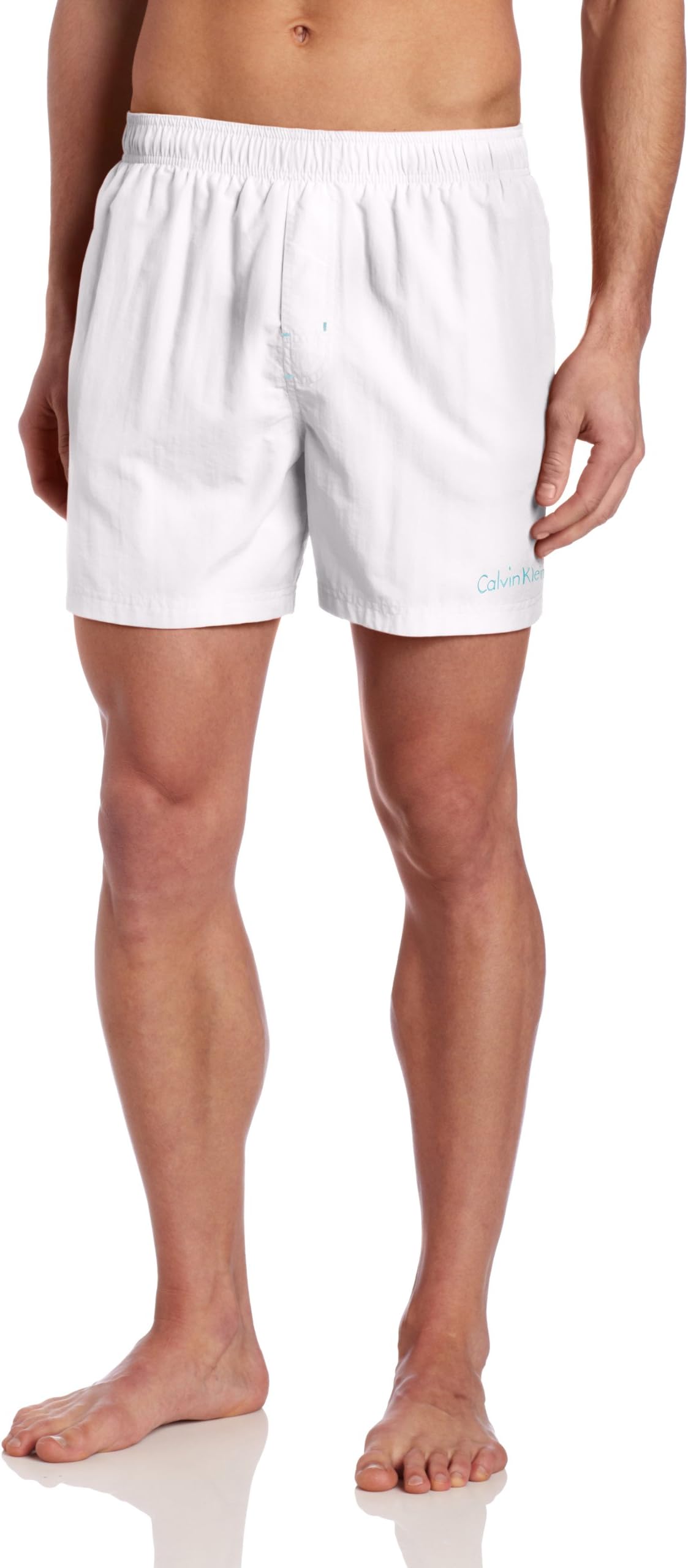 Calvin Klein Men's Solid Drawstring Swim Shorts