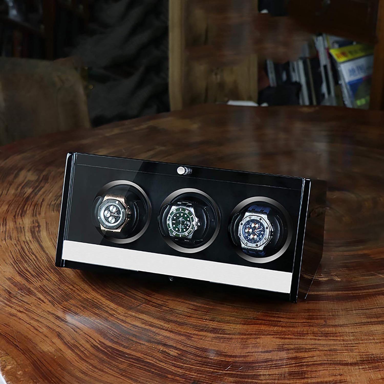 FENOKD Watch Winders Automatic Watch Winder Dual-Power Mechanical Watches Shaker Rotating Motor Box with Access Control Watch