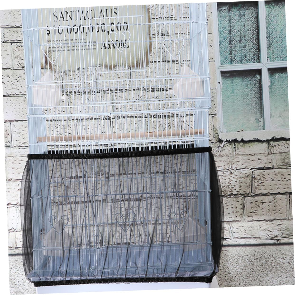 10pcs Birdcage Cover Breathable Gauze Protector for Parrot Cages Dustproof Mesh Netting Secure Fit for Air Circulation for Indoor Bird Enclosures