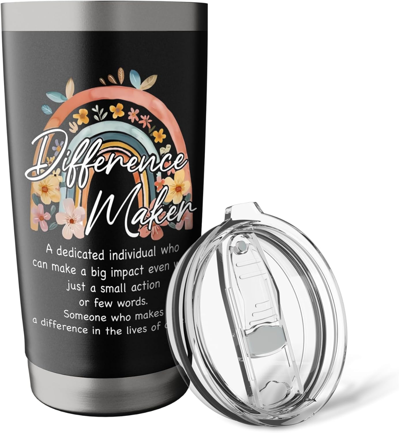 Difference Maker Thank You Gifts for Coworkers Boss Teacher Stainless Steel Insulated Tumbler - Image 5