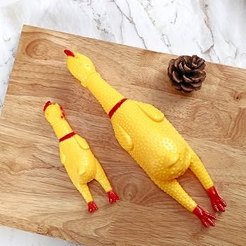 Amazon | Wakaka 叫ぶ! びくっりチキン Mサイズ 約30cm 叫ぶニワトリ