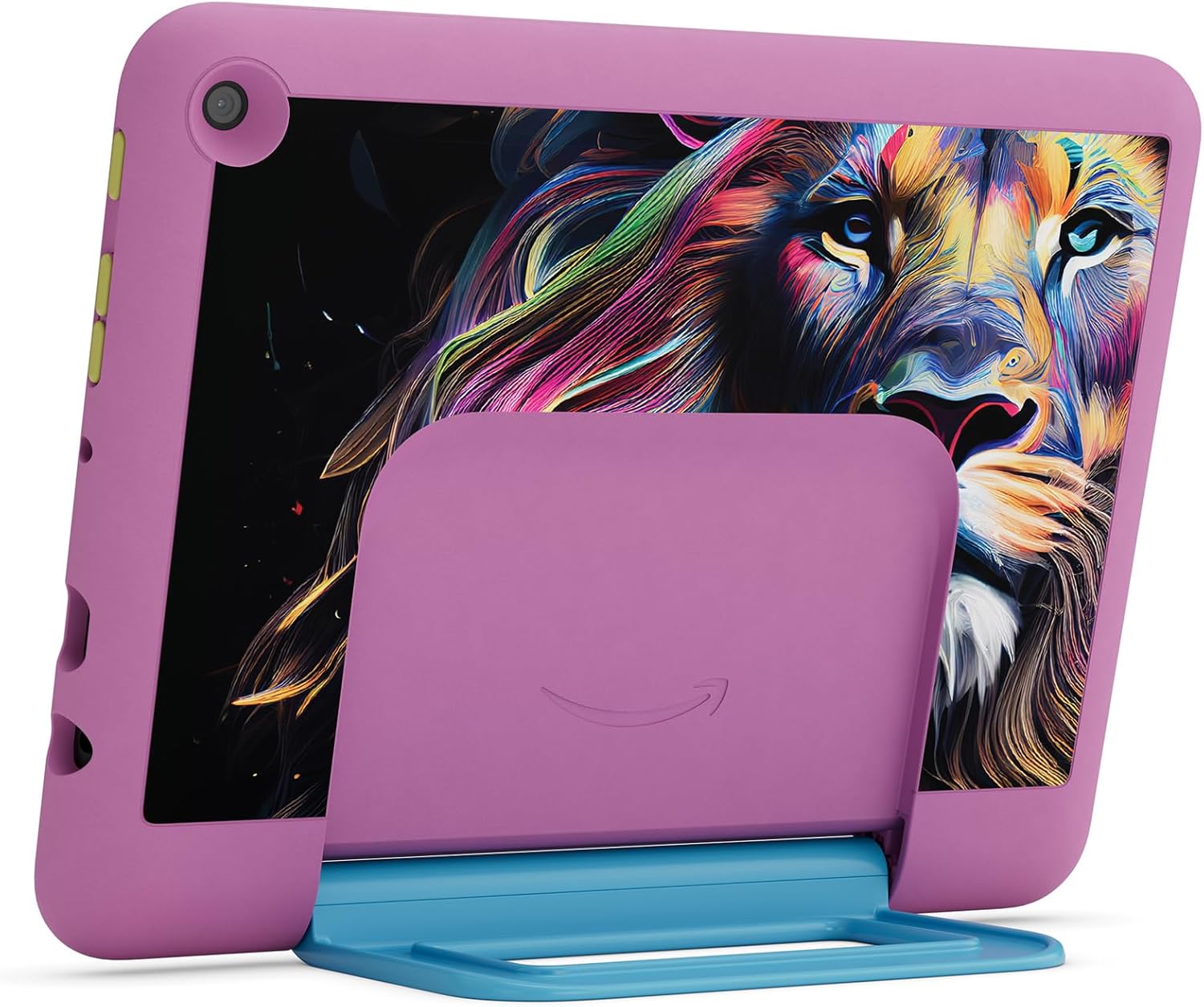 Amazon Kid-Friendly Case for Fire HD 8 tablet (Only compatible with 12th generation tablet), Jungle Cat