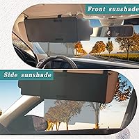 Vista 3 de Extensor de visera polarizada, visera antirreflejo para automóvil que protege del deslumbramiento solar, protección solar interior del automóvil