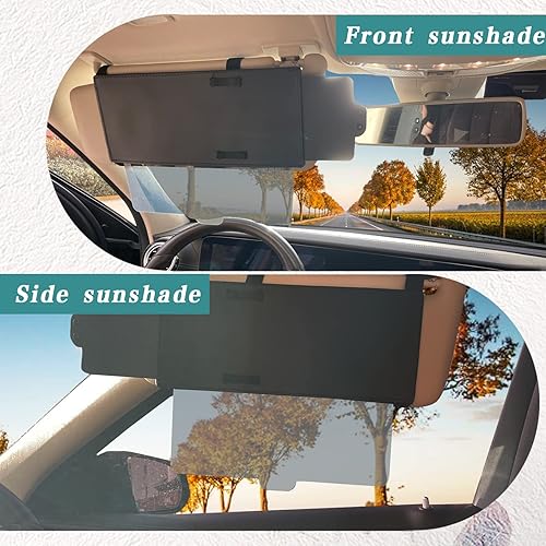 Miniatura 3 de Extensor de visera polarizada, visera antirreflejo para automóvil que protege del deslumbramiento solar, protección solar interior del automóvil,