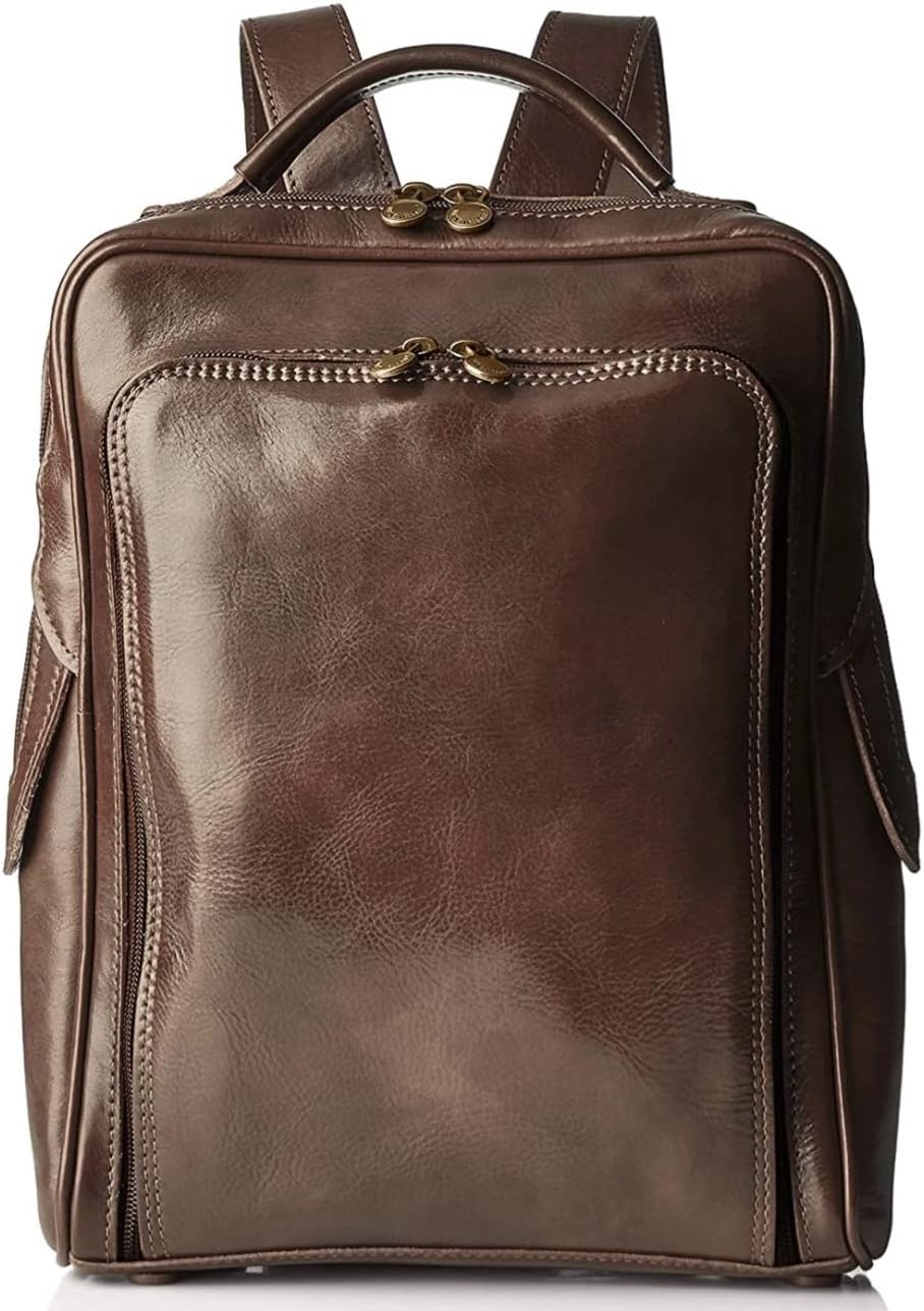 Modarno Leather Backpack for Men Handmade by Expert Artisans - Leather Backpack for 13 Inch PC