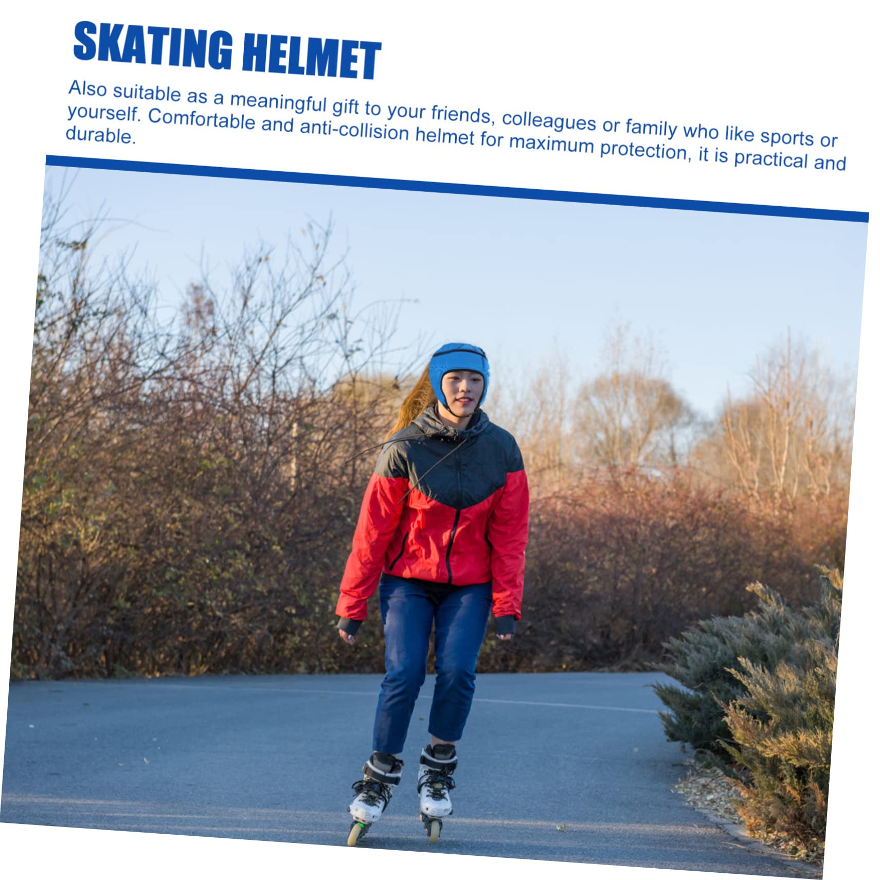 Toddmomy Schutzhut für Rugby Fußball Hockey Skating-Helm Keine Streifenmaterialien