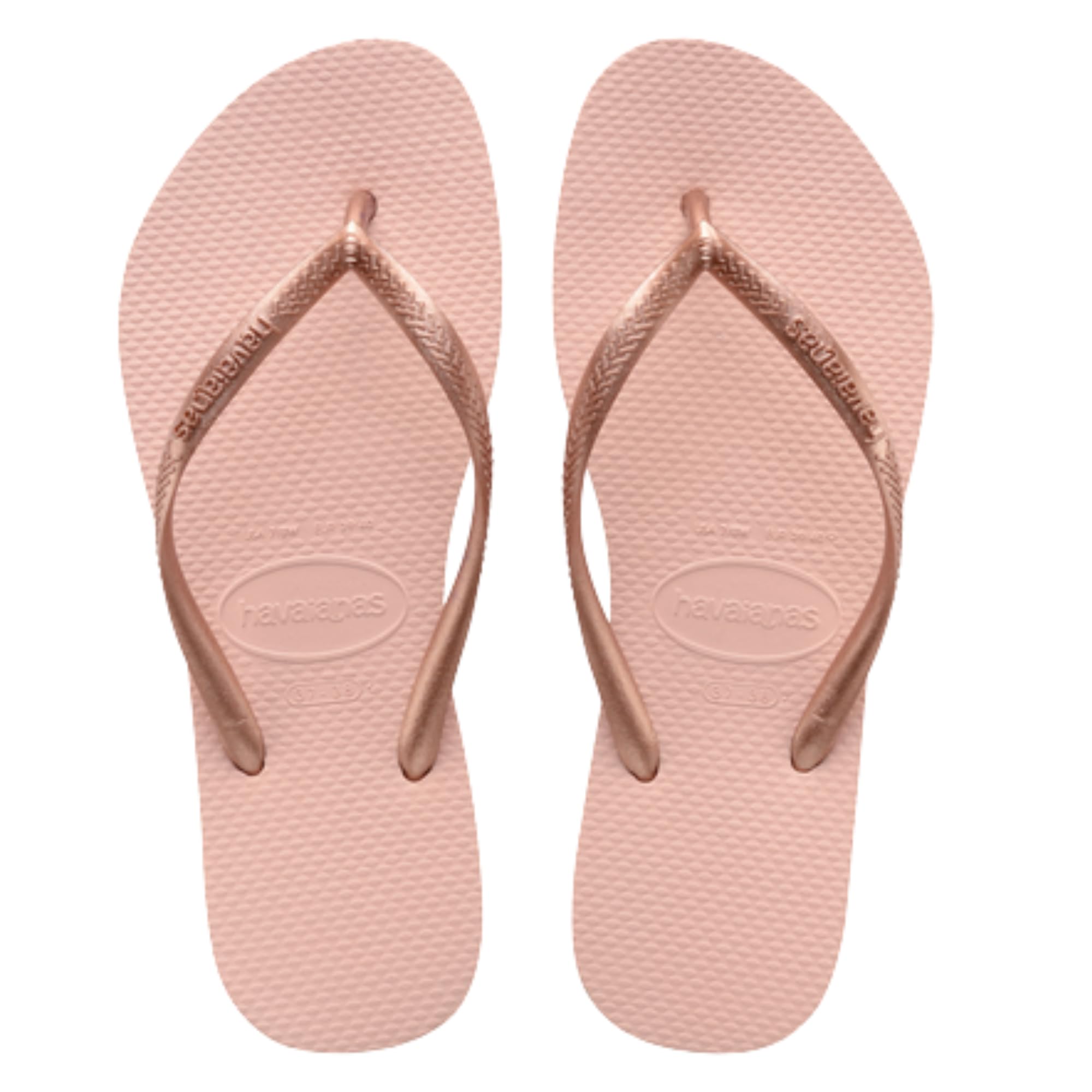 Havaianas - Slim, Tongs Élégantes, Durables et Polyvalentes, avec Semelle Texturée pour Adhérence et Soutien, Femme