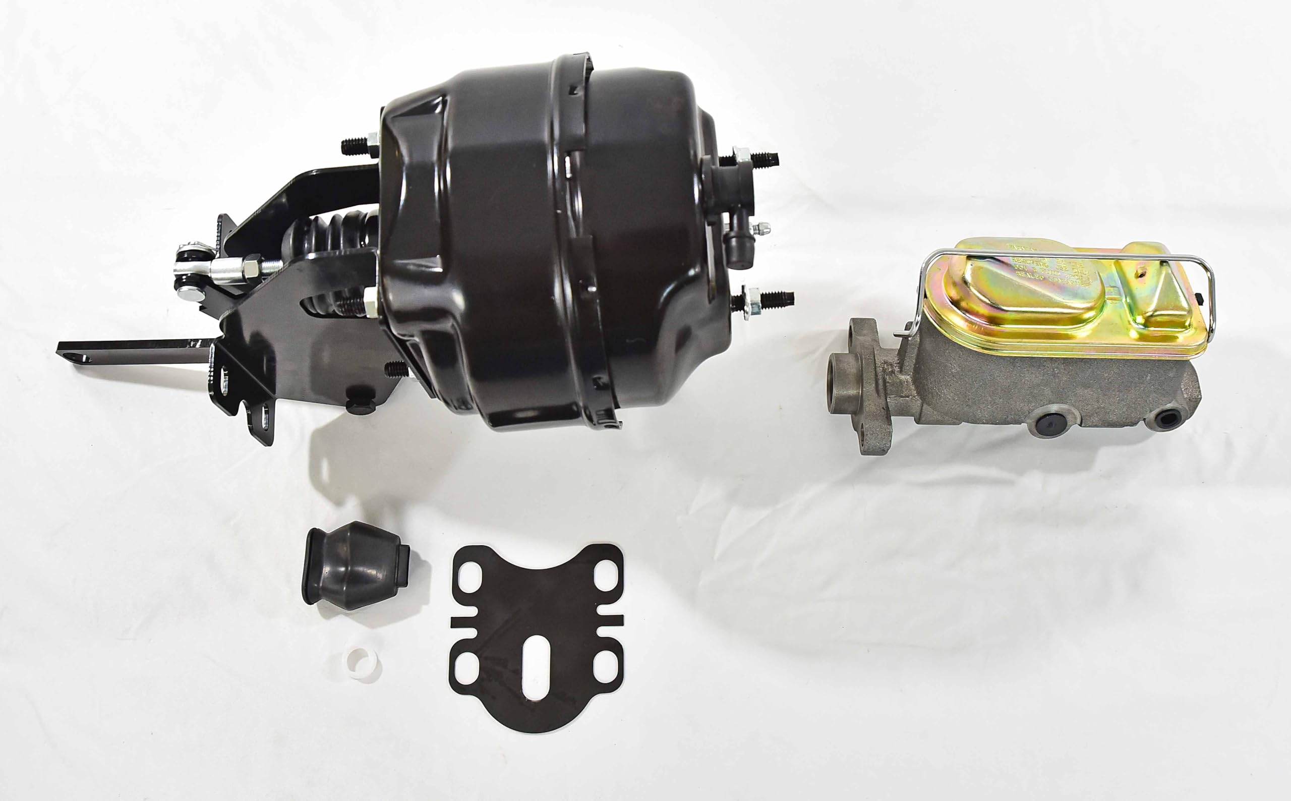 Compatible with 1967-1971 Ford Fairlane Torino power brake booster master cylinder with mounting bracket.