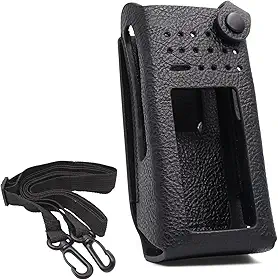 XPR7550 Estojo de transporte de nylon para rádio portátil XPR7550 XPR7550e XPR7580 XPR7580e DGP5550 APX900 com alça fixa para cinto PMLN5844/PMLN5845