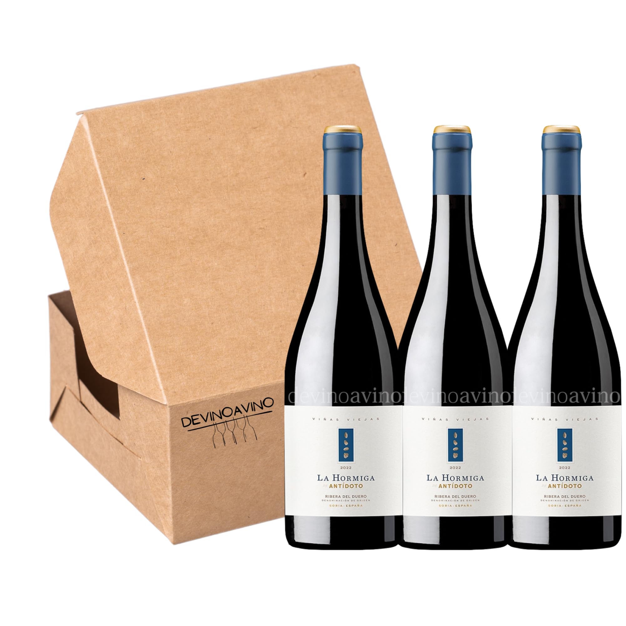 La Hormiga de Antídoto - Pack 3 botellas con Portes Gratis - Ribera del Duero - Vino para regalo