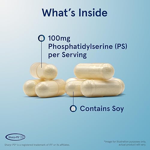 Miniatura 3 de Jarrow Formulas Fosfatidilserina 100 promueve la función cerebral 60 cápsulas 00035 oz PPSCAP 1 1