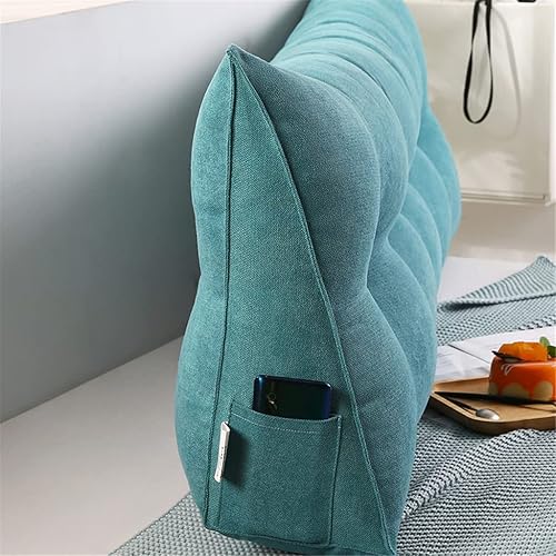 Miniatura 5 de Almohada triangular para cabecero de cama, almohada de lectura de cuña, cojín de sofá cama, respaldo grande, almohadas de apoyo para dormitorio con