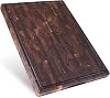 Sonder Los Angeles, Made in USA, Large Thick End Grain Walnut Wood Cutting Board with Non-Slip Feet, Juice Groove for Kitchen 20x15x1.5 in Gift Box Included