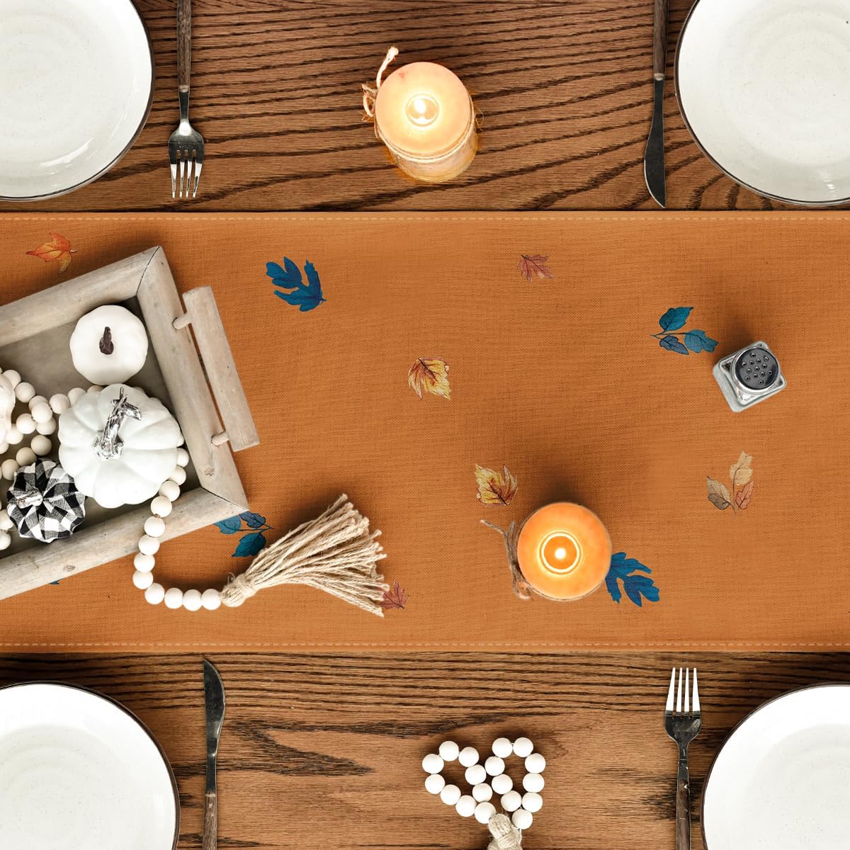 Artoid Mode 210 GSM Fall Table Runner Home Party Decor 13x72 Inch